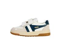 Basket Cuir Gola Hawk Strap - Blanc-Bleu 34