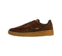 Basket Cuir Gola Hawk Suede 86 Trainer - Otter/Gum 36