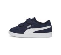 Basket Cuir Junior Puma Smash - Marine/Blanc 34