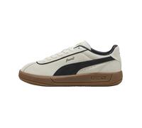 Basket Cuir Puma Club Klassika SD - Blanc cassé - Noir-Or 41