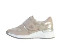 Basket Cuir Rieker Eagle - Femme - Scratch - Compensé - Blanc Multicolor 41