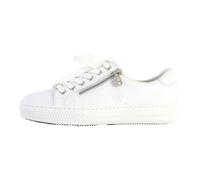 Basket Cuir - RIEKER - L59L183 - Blanc - Zip et lacets - Confort exceptionnel 39