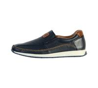 Rieker homme Chaussure basse bleu foncé / marron, Gris 43