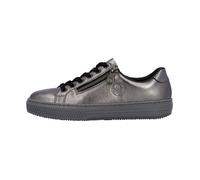 Basket Cuir Zip Rieker Manila* - Argent Platinium 37