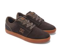 Basket DC Shoes Crisis 2 pour Homme - Cuir - Marron Gum - Lacets