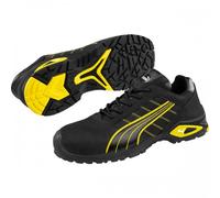PUMA Amsterdam Low 642710-46 Chaussures de sécurité S3 Pointure (EU): 46 noir, jaune 1 paire(s)