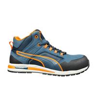 Baskets de sécurité hautes CROSSTWIST MID S3 HRO SRC bleu/orange P45 - PUMA - 633140-T.45