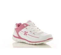 Basket de travail femme - OXYPAS - Sunny - Rose fuchsia - Cuir - Antidérapante 36