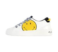 Basket - DESIGUAL - Fancy Smiley - Blanc / jaune - Basse - Lacets 36