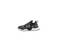 Basket EA7 Emporio Armani SNEAKER - Homme - Noir/Gris - Tige en cuir - Semelle en caoutchouc 45 1/3