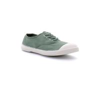 Basket en toile - BENSIMON - Matcha - Lacet Vert - Homme - Plat 36