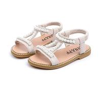 Basket Enfant Fille-BéBé BéBé Enfants Chaussures CéLibataires Filles Sandales Enfant en Bas âGe Princesse Perle Cristal Romain BéBé Chaussures