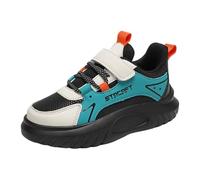 Basket Enfant Garcon,Boys Shoes Kids Running Lightweight Breathable Sport Sneakers（Toddle & Little Kid & Big Kids） Chaussons Chaussettes Enfant(Black,32 Big Kids)