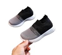 Basket Enfant Garcon Chaussures de Course Semelle Souple Coussin élastique Cool Basses Marche Walking Fitness Shoes pour Tout-Petit/Tout-Petit/Grand Enfant Hook and Loop Chaussures Basket