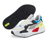 Basket enfant - Puma - RS-Z Core - Blanc/noir/jaune fluo - Lacets - Plat 37,5
