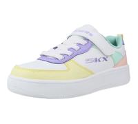 Basket enfant - SKECHERS - Court 92 - Blanc - Lacets blanc 27