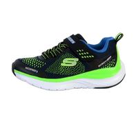 Basket Enfant Skechers Ultra Groove - Bleu/vert - Scratch - Garçon 27