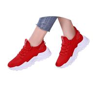 Basket Femme Chaussures De Course Légère Air Respirant Sneakers en Maille Antidérapante Chaussures De Sport À Lacets-Coussin Décontracté Sneaker pour Tennis Jogging Running Sports