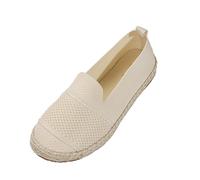 Basket Femme Chaussures De Running Et Automne Pour Femmes Nouvelle Europe États Commerce Extérieur Chantiers Tête Ronde Fond Plat Paresseux Un Pied Confortable Décontracté Été Randonnée Beige 38