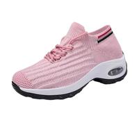 Basket Femme Chaussures De Running Femme Fitness Gym Jogging Confortable Gymnastique Slip on Chaussure Sport De Loisirs Confort Respirantes Sneakers Antidérapantes Confortables Basquette