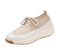 Basket Femme Chaussures De Running Soft Shoes Breathable Woven Go Walking Hands in Sneakers Marche Semelle Antidérapante Nu Pieds Été Confortable Chaussure Femmes Orthopedique Wide Fit Larges Brun 38