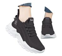 Basket Femme Chaussures de Sport Course Running Légères Chaussures de Running Air Respirant Sneaker Femme Fitness Jogging Gym Outdoor Noir Blu Rose Blanc EU 3642 Pas Cher