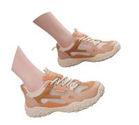 Basket Femme Chaussures De Sport Légères Air Respirant Sneakers en Maille Antidérapantes Chaussures De Course À Lacets-Coussin Décontractée Sneaker pour Running Sports Fitness Outdoor