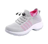 Basket Femme Chaussures De Tennis Femme Course Slip on Gymnastique Décontractées Chaussure Athlétique Confort Sport De Loisirs Basquette Extérieur Antidérapantes Sneakers