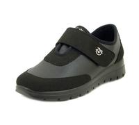 Basket Femme - FLYFLOT - Simili Cuir - Noir - Talon compensé 36