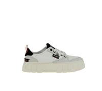 Basket femme Palladium Pallatower Lo - Blanc - Textile - Lacets 39