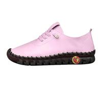 Basket Femme Pied Large Et Sensible Sneakers Cuir Souple Chaussure Confortables Légère Chaussures Randonnée Cuir Chaussures Légère Et Respirante Baskets Souple Chic Et Elegante Shoes