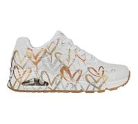 Basket Femme - Skechers - Uno Metallic Love - Cuir - Lacets - Talon Droit 37