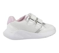 Geox B SPRINTYE Girl A, Basket Fille, White/Silver,