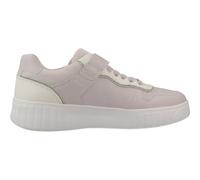 Geox J MIKIROSHI Girl A, Basket Fille, Dove Grey/Lt Ivory,