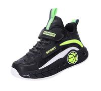 Basket Garcon,Boys Shoes Kids Running Lightweight Breathable Sport Sneakers（Toddle & Little Kid & Big Kids） Pyjama Garçons(Green,34 Big Kids)