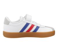 Adidas Mixte Enfant VL Court 3.0 Hook and Loop Shoes Kids, FTWR White/Team Royal Blue/Better Scarlet, 34 EU