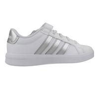 Basket Garçon En Textile Court Classique Velc Blanc White 34