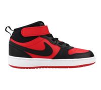 Nike Garçon Unisex Kinder Court Borough Mid 2 TD Chaussures de Gym, University Red Black White, 27 EU