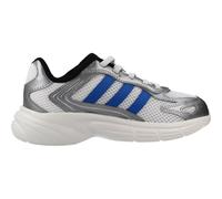 Adidas Baskets Eclyptix 2000 Mixte Enfant Blanc / Bleu roi / Gris argenté 34