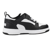 Basket Garçon Modèle Puma Rebound V6 Lo Ac+ Ps Noir White 28