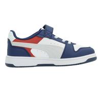 Puma Rebound Slam LO AC+ PS Baskets Bleu Jewel-Feather Gris Blanc Pointure 46 pour Enfant