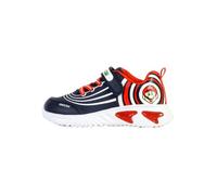 Geox Garçon Assister Boy Shopping-Feed;niño;Zapatillas-Bajas-niño, Navy Red, 35 EU
