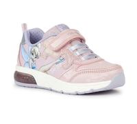 Basket Geox J Spaceclub pour fille - Rose Violet - Scratch - Plat 34