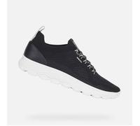Basket Geox Spherica Homme - GEOX - Gris Foncé - Textile - Lacets - Compensé 44