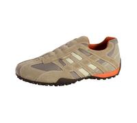 Basket Geox U Snake L - GEOX - Gris Foncé/Blanc - Nubuck - Confort Optimal - Semelle Synthétique 43