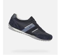 Basket - Geox - U Wells A - Cuir Velours - Marine - Lacets - Homme 42