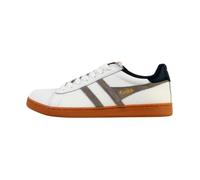 Basket - GOLA - Equipe II Suede - Cuir - Blanc-Ciment-Navy - Homme 42