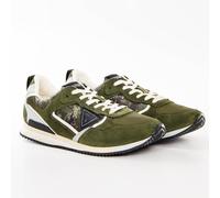 Basket Guess Homme Black logo triangle Camouflage cuir 44