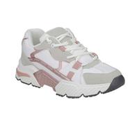 Basket Guess Carrli5 blanc et rose 36