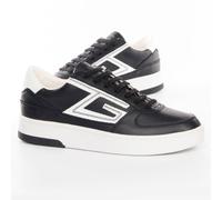 Basket - Guess - Homme - Classic Salerno logo G - Noir - cuir